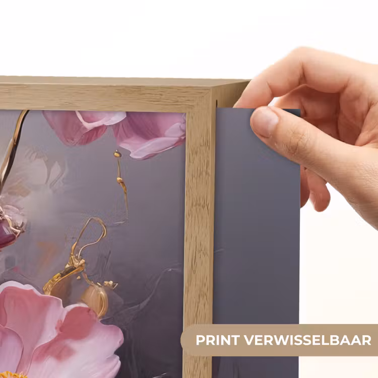 Lightbox - Wandlamp - Bloemen - Roze - Stilleven - Kunst — 5
