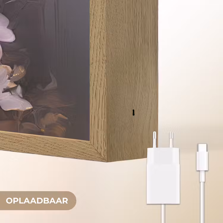 Lightbox - Wandlamp - Bloemen - Roze - Stilleven - Kunst — 7