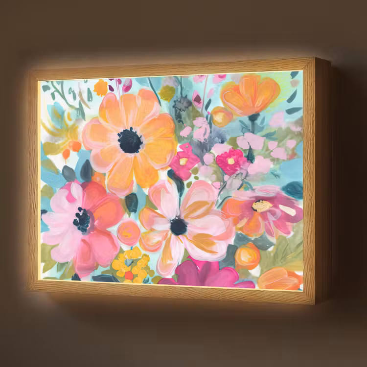 Lightbox - Wandlamp - Bloemen - Schilderij - Natuur - Botanisch — 1