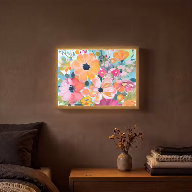 Lightbox - Wandlamp - Bloemen - Schilderij - Natuur - Botanisch — 3