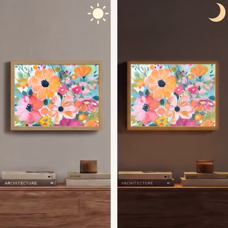 Lightbox - Wandlamp - Bloemen - Schilderij - Natuur - Botanisch — 6