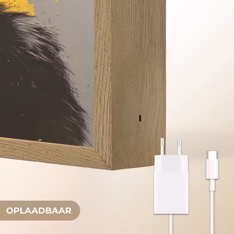 Lightbox - Wandlamp - Aap - Chimpansee - Banaan - Geel - Dieren - Stropdas — 7