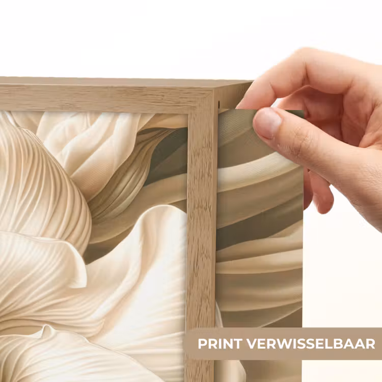 Lightbox - Wandlamp - Abstract - Beige - Bloemen - Natuur — 5