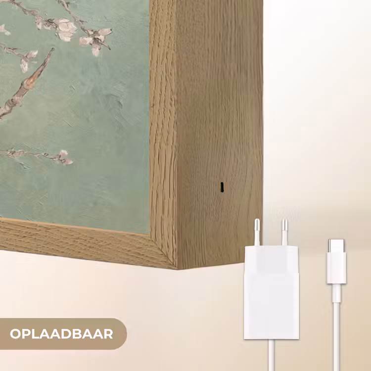 Lightbox - Wandlamp - Amandelbloesem - Kunst - Van Gogh - Groen — 7