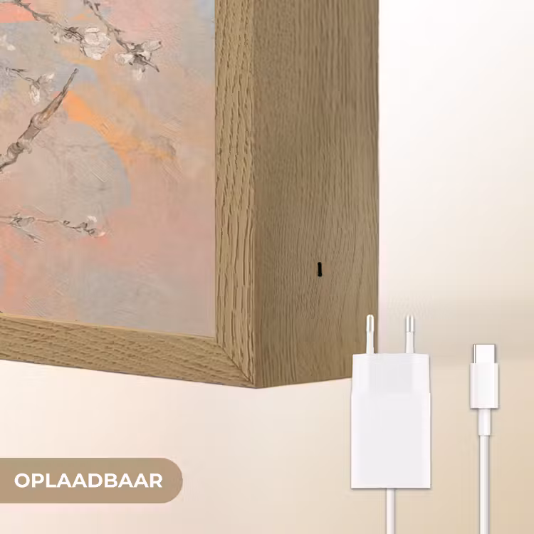 Lightbox - Wandlamp - Amandelbloesem - Kunst - Van Gogh - Pastel — 7