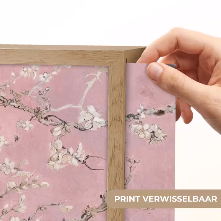 Lightbox - Wandlamp - Amandelbloesem - Kunst - Van Gogh - Roze — 5
