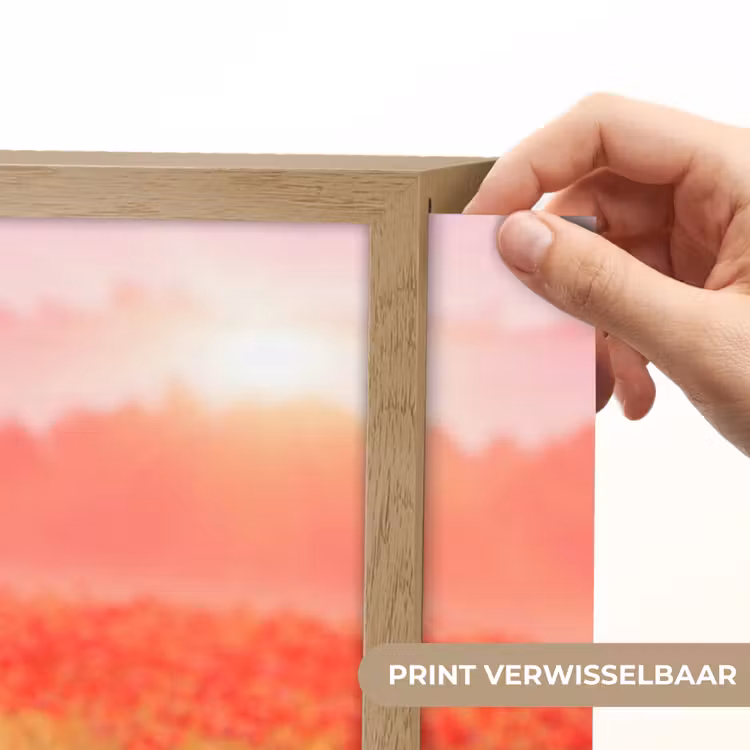 Lightbox - Wandlamp - Bloemen - Klaprozen - Rood - Bloemenveld — 5