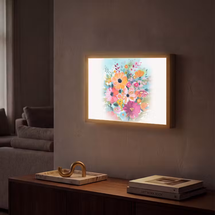 Lightbox - Wandlamp - Bloemen - Kleuren - Boeket - Natuur — 2