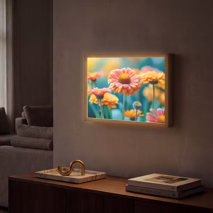 Lightbox - Wandlamp - Bloemen - Kleurrijk - Natuur - Gerbera — 2