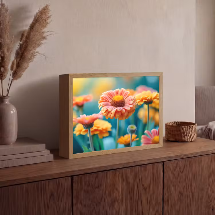 Lightbox - Wandlamp - Bloemen - Kleurrijk - Natuur - Gerbera — 4