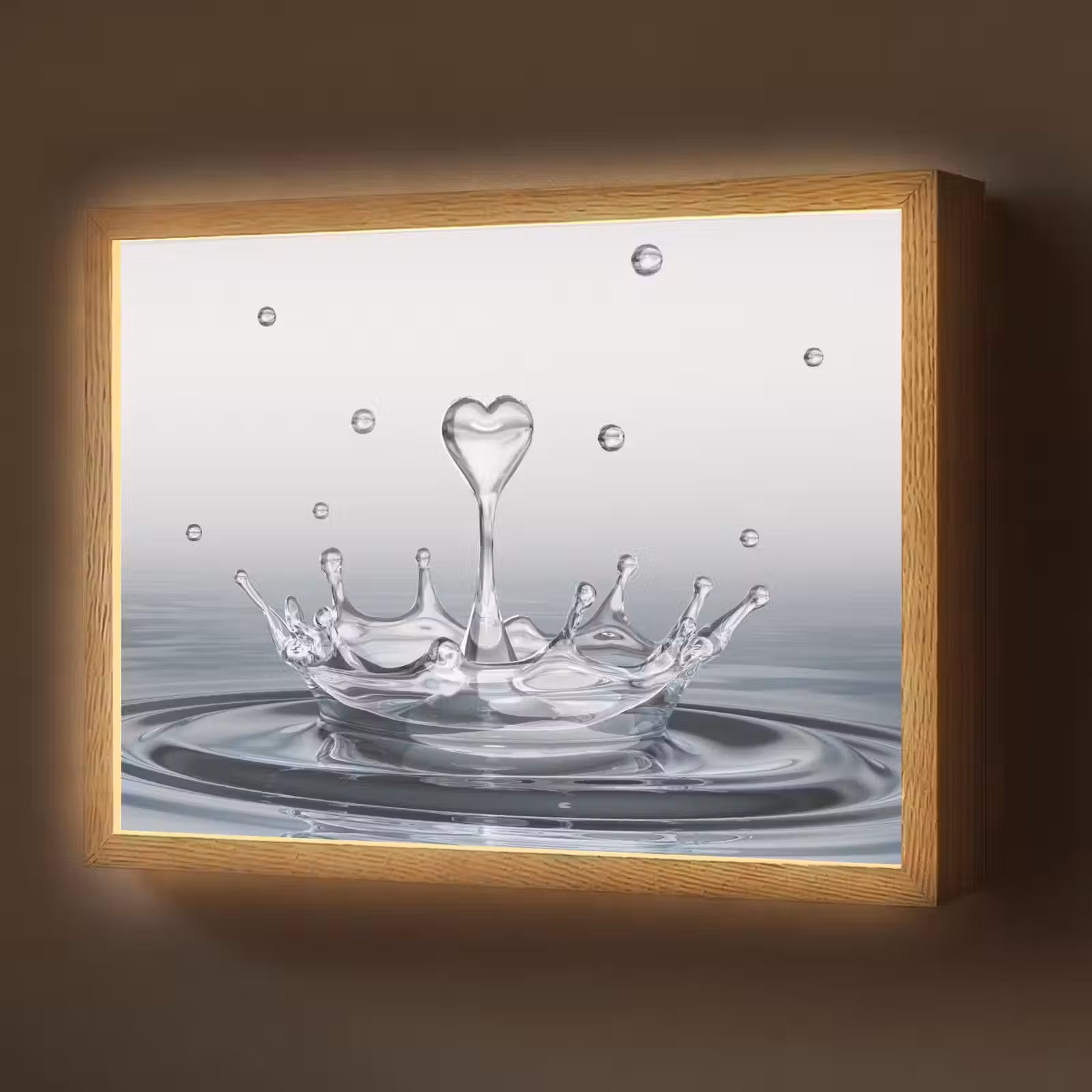 Lightbox - Wandlamp - Abstract - Modern - Water - Hart — 1