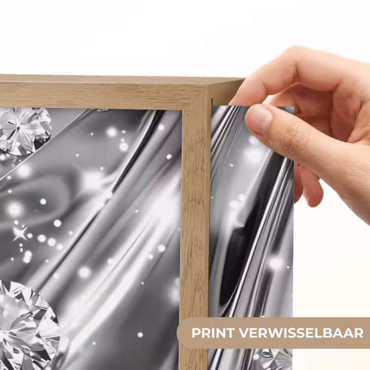 Lightbox - Wandlamp - Abstract - Diamant - Luxe - Modern - Zilver — 5