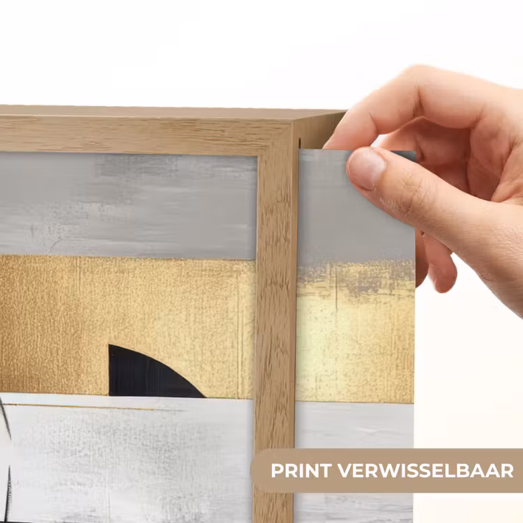 Lightbox - Wandlamp - Abstract - Goud - Zilver - Vormen - Aesthetic — 5