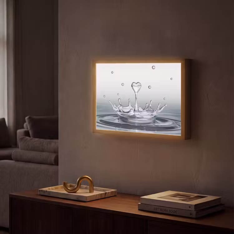 Lightbox - Wandlamp - Abstract - Modern - Water - Hart — 2