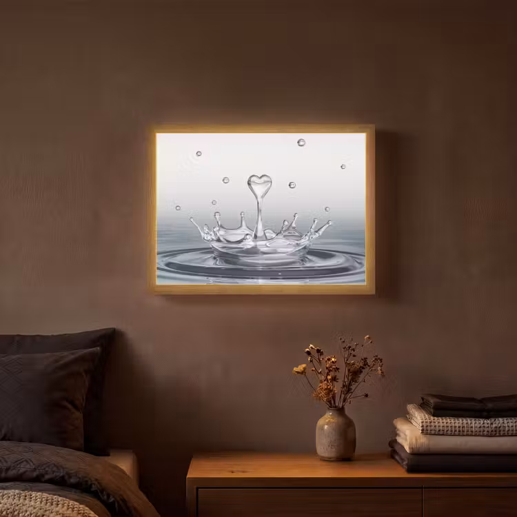 Lightbox - Wandlamp - Abstract - Modern - Water - Hart — 3