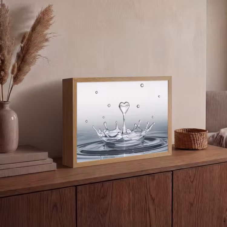Lightbox - Wandlamp - Abstract - Modern - Water - Hart — 4