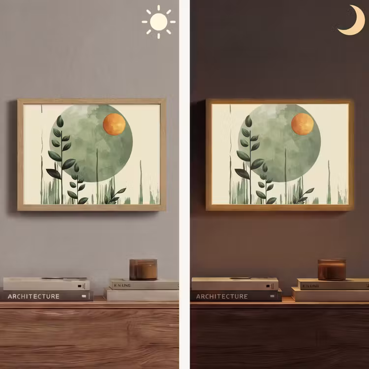 Lightbox - Wandlamp - Abstract - Natuur - Kunst - Zon - Modern — 6