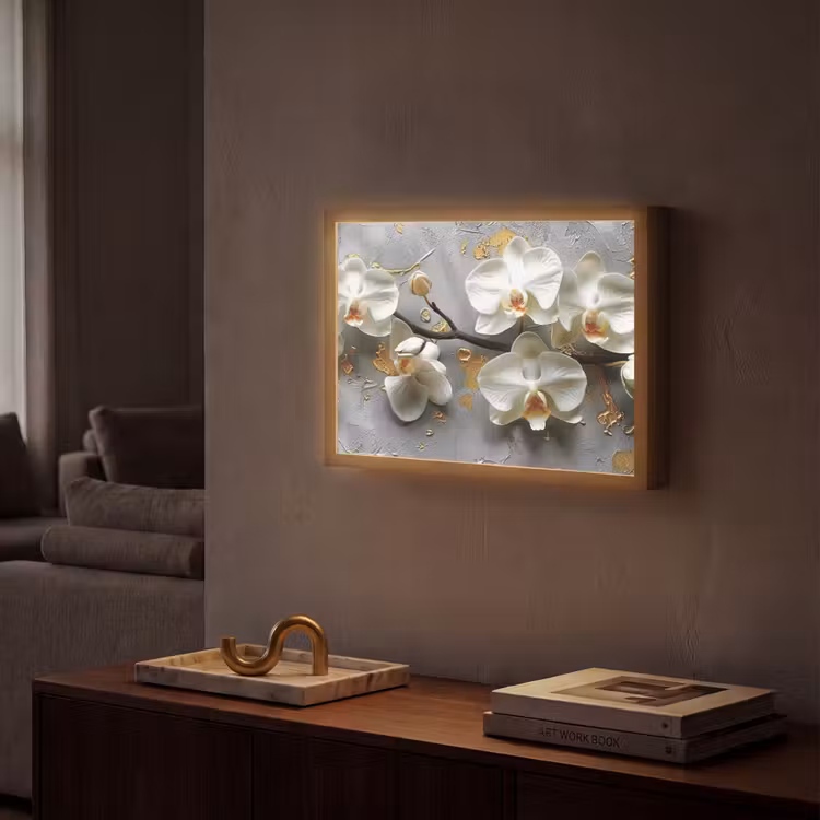 Lightbox - Wandlamp - Bloemen - Orchidee - Abstract - Modern — 2