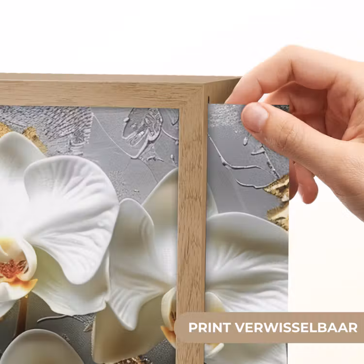 Lightbox - Wandlamp - Bloemen - Orchidee - Abstract - Modern — 5