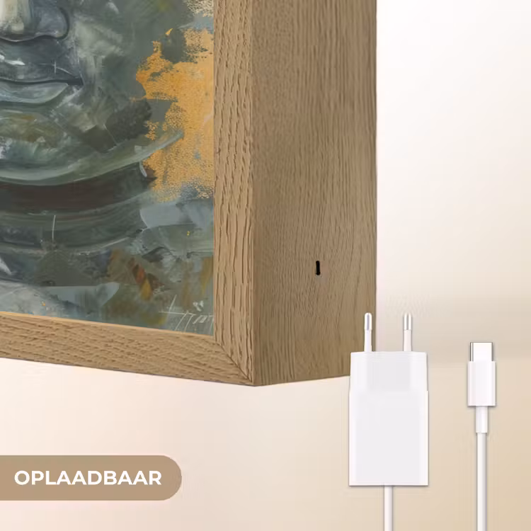 Lightbox - Wandlamp - Boeddha - Groen - Lotusbloem - Wit — 7