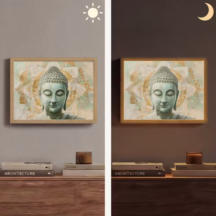Lightbox - Wandlamp - Buddha - Mandala - Modern - Spiritualiteit — 6