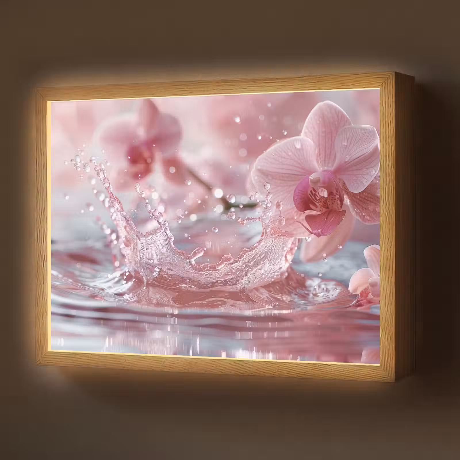 Lightbox - Wandlamp - Abstract - Modern - Water - Orchidee — 1