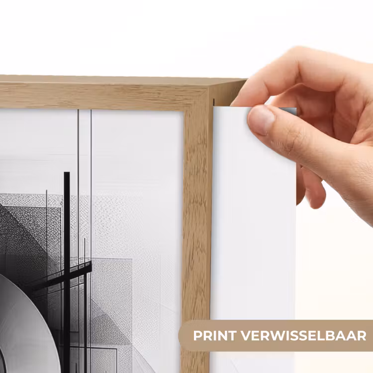 Lightbox - Wandlamp - Abstract - Kunst - Modern - Zwart wit — 5