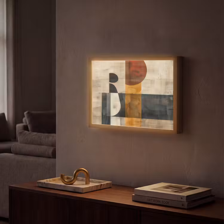 Lightbox - Wandlamp - Abstract - Kunst - Vormen - Modern — 2