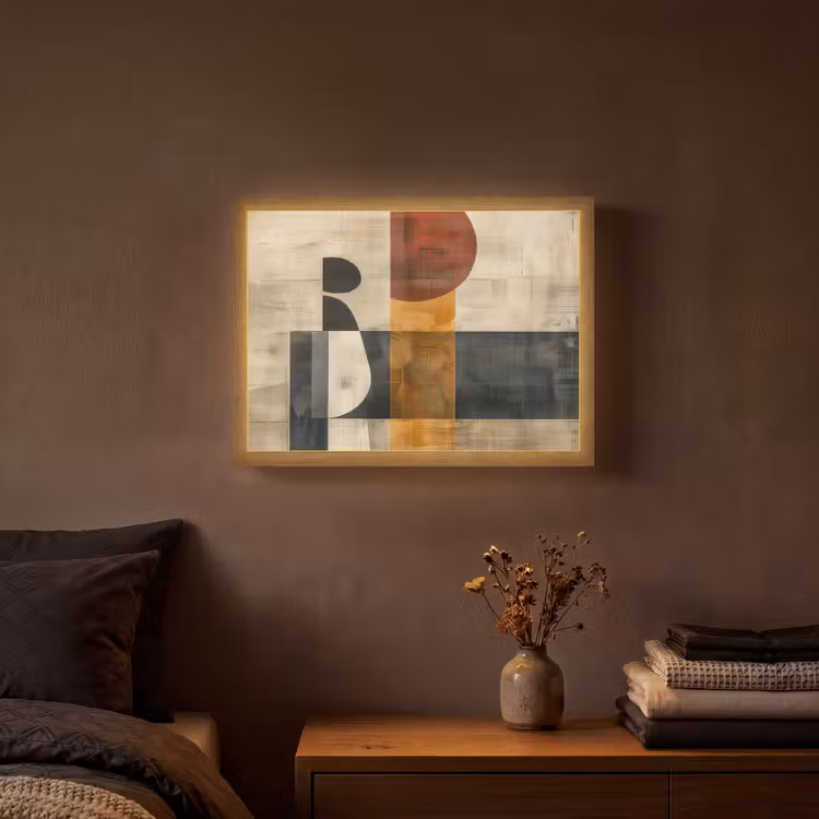 Lightbox - Wandlamp - Abstract - Kunst - Vormen - Modern — 3