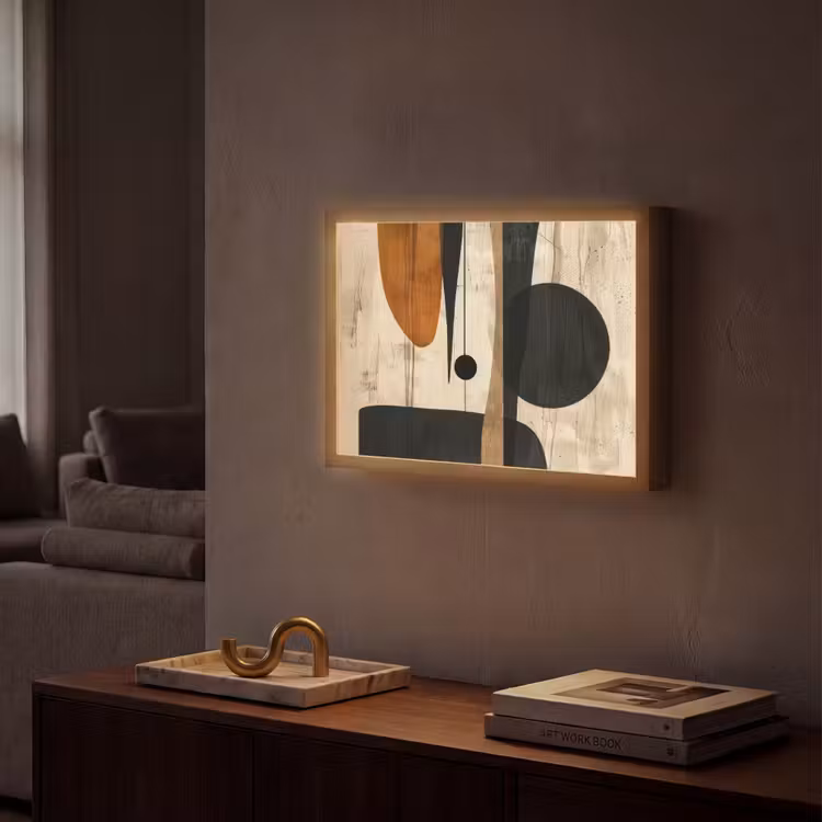 Lightbox - Wandlamp - Abstract - Kunst - Vormen - Modern — 2