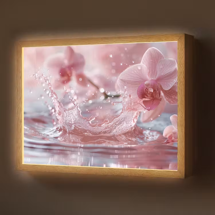 Lightbox - Wandlamp - Abstract - Modern - Water - Orchidee — 1