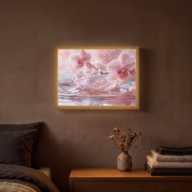 Lightbox - Wandlamp - Abstract - Modern - Water - Orchidee — 3