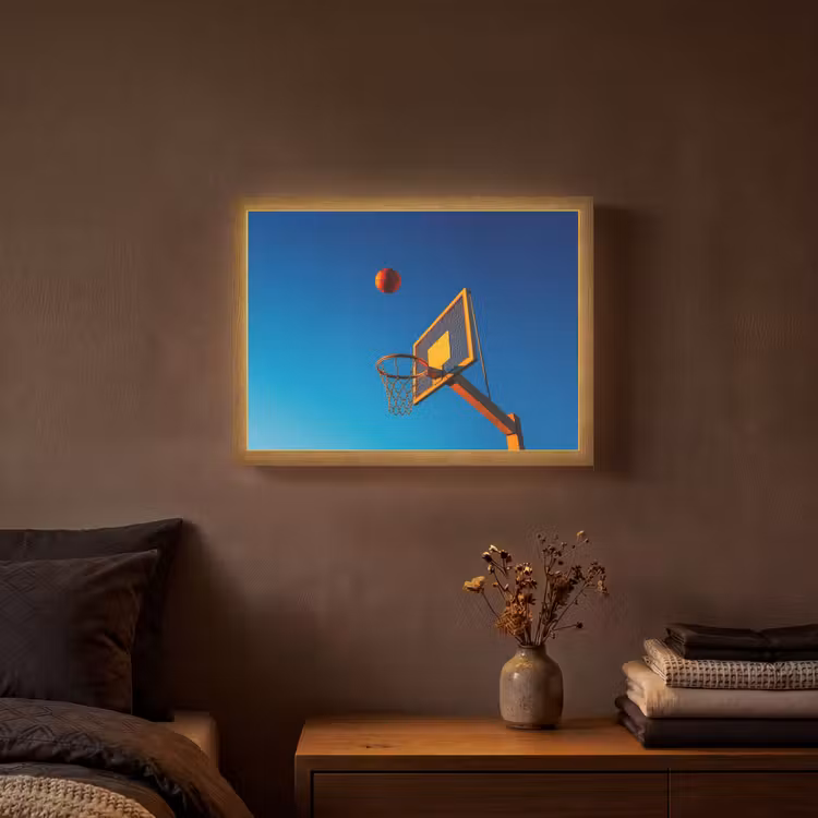 Lightbox - Wandlamp - Basketbal - Lucht - Ring — 3