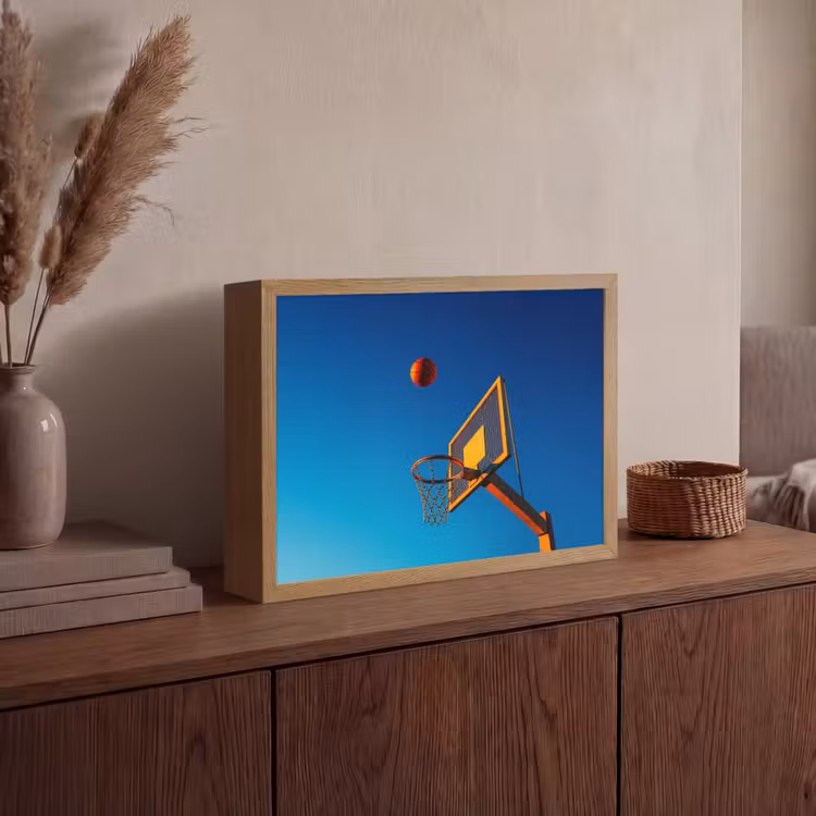 Lightbox - Wandlamp - Basketbal - Lucht - Ring — 4