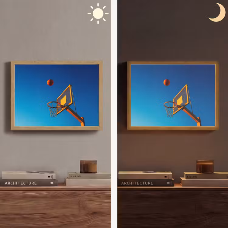 Lightbox - Wandlamp - Basketbal - Lucht - Ring — 6