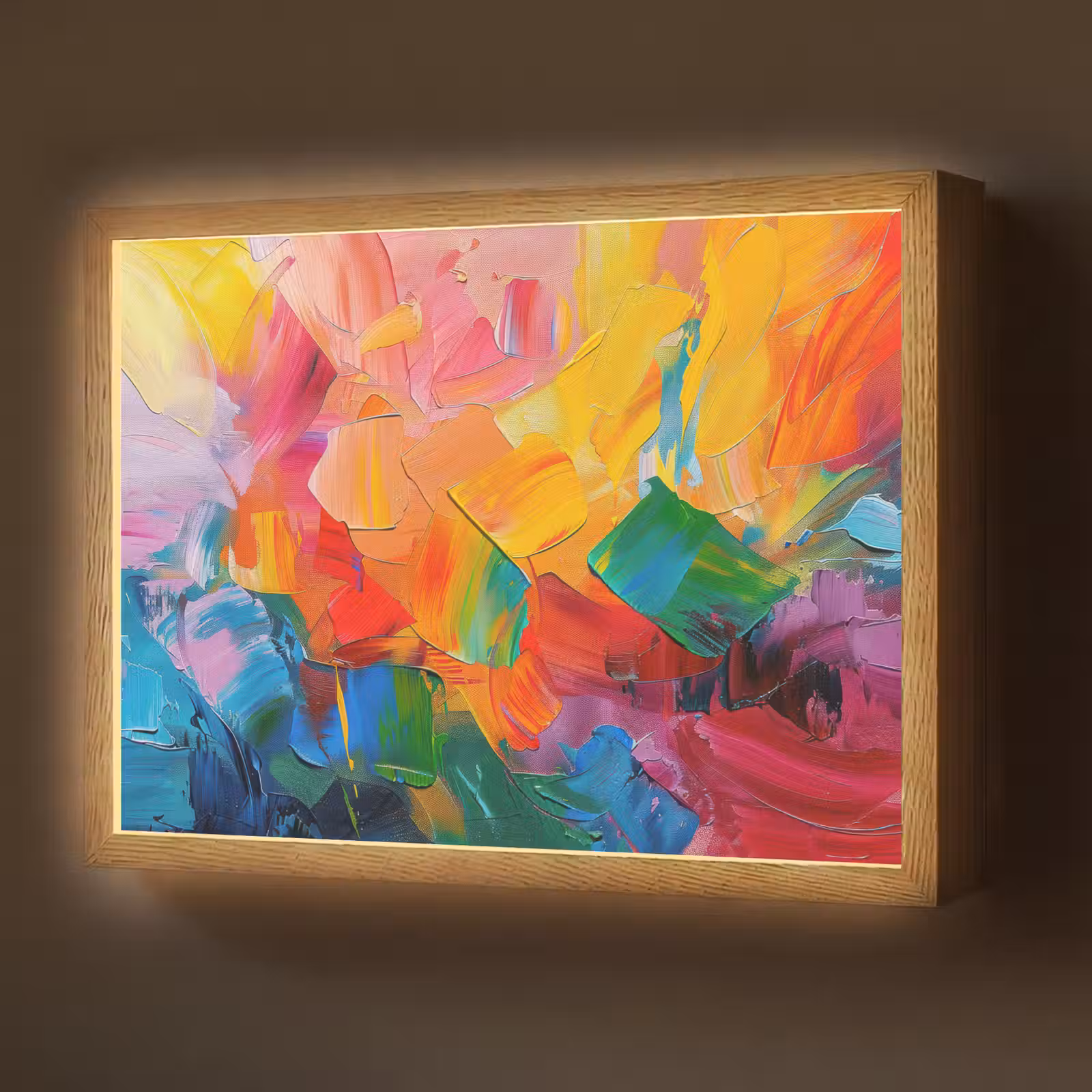 Lightbox - Wandlamp - Abstract - Verflook - Modern - Kleurrijk — 1