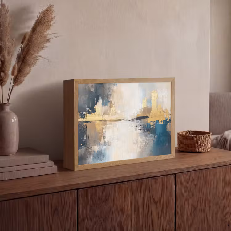 Lightbox - Wandlamp - Abstract - Kunst - Goud — 4