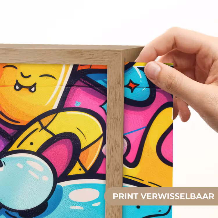 Lightbox - Wandlamp - Abstract - Neon - Design - Kleurrijk - Graffiti — 5