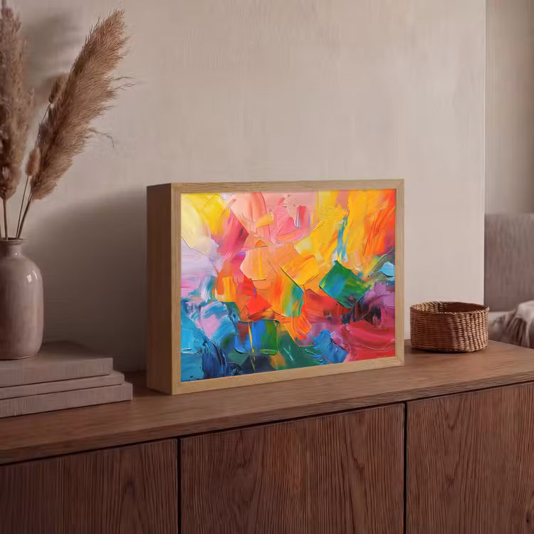 Lightbox - Wandlamp - Abstract - Verflook - Modern - Kleurrijk — 4