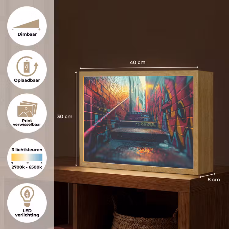 Lightbox - Wandlamp - Architectuur - Neon - Trap - Graffiti — 10