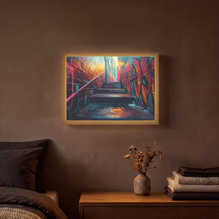 Lightbox - Wandlamp - Architectuur - Neon - Trap - Graffiti — 3