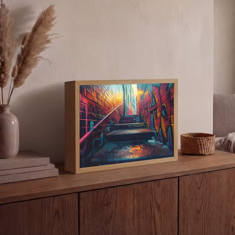 Lightbox - Wandlamp - Architectuur - Neon - Trap - Graffiti — 4