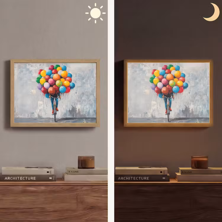 Lightbox - Wandlamp - Balonnen - Street art - Vintage — 6