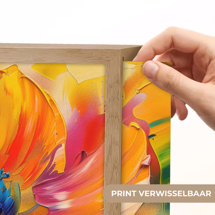 Lightbox - Wandlamp - Bloem - Verflook - Modern - Abstract - Kleuren — 5