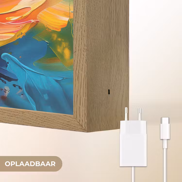 Lightbox - Wandlamp - Bloem - Verflook - Modern - Abstract - Kleuren — 7
