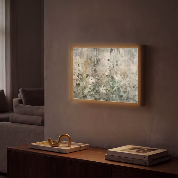 Lightbox - Wandlamp - Bloemen - Bladeren - Abstract - Modern — 2