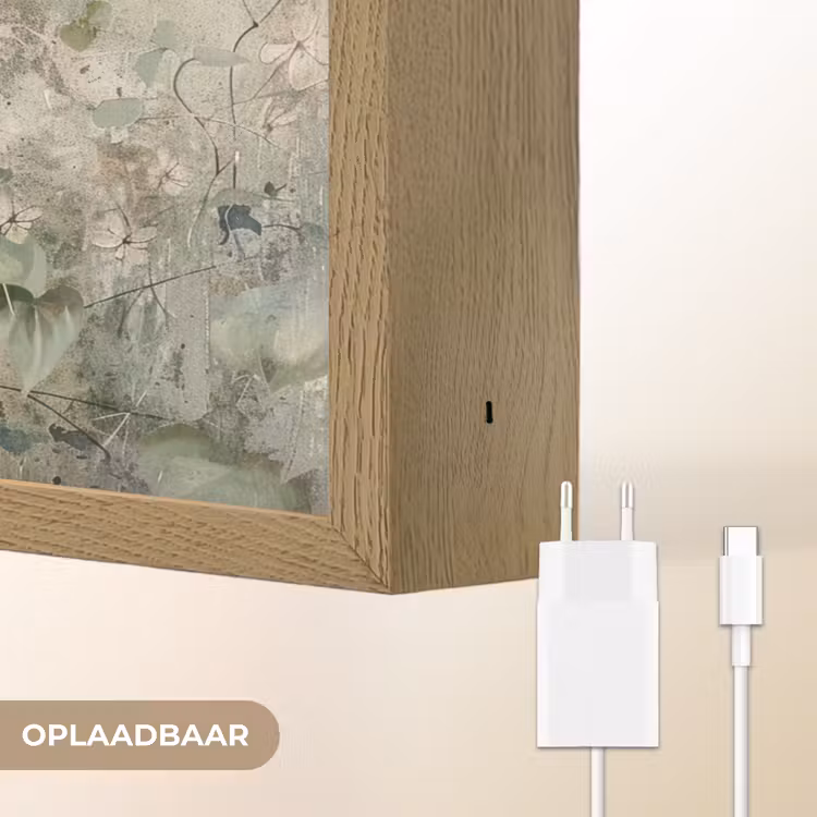 Lightbox - Wandlamp - Bloemen - Bladeren - Abstract - Modern — 7