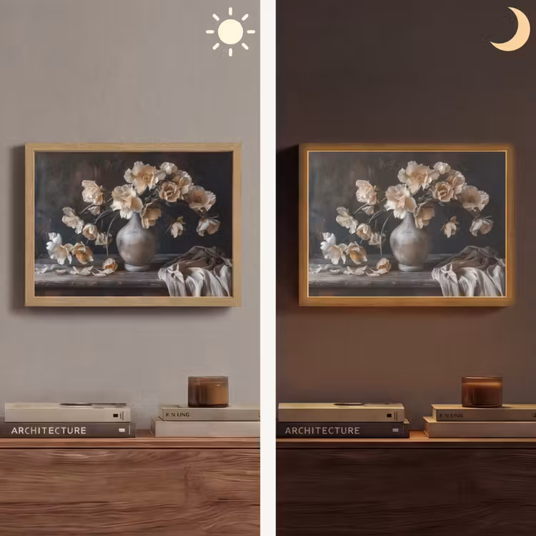 Lightbox - Wandlamp - Bloemen - Vaas - Kunst - Stilleven — 6