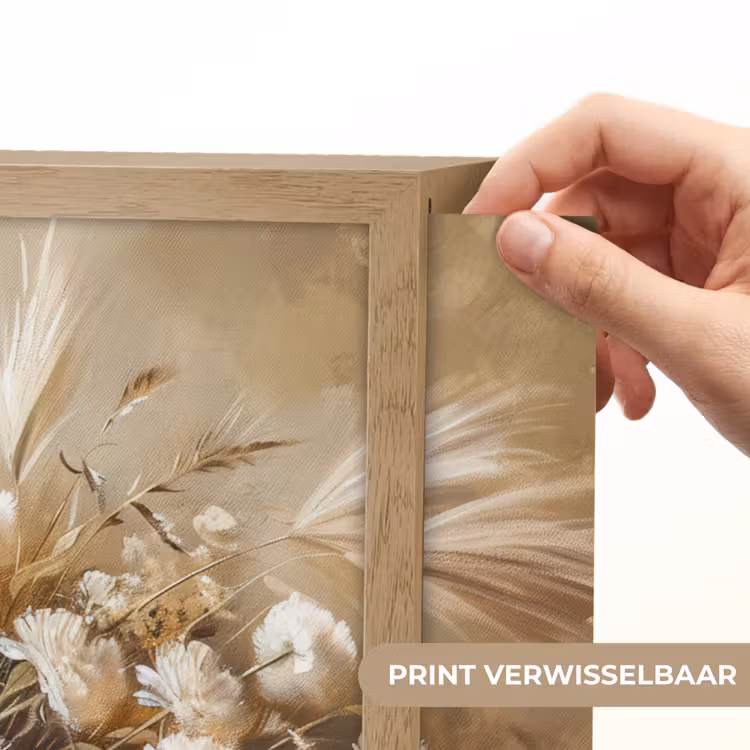 Lightbox - Wandlamp - Bloemen - Vaas - Stilleven - Beige — 5