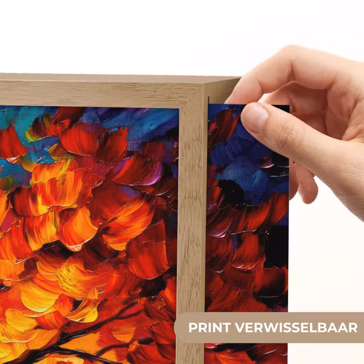 Lightbox - Wandlamp - Boom - Kunst - Natuur - Zonsondergang — 5